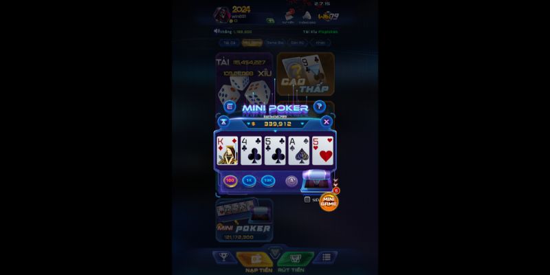 Poker có lẽ đã là một trò chơi quốc dân được săn lùng nhiều nhất tại Mini game Win79